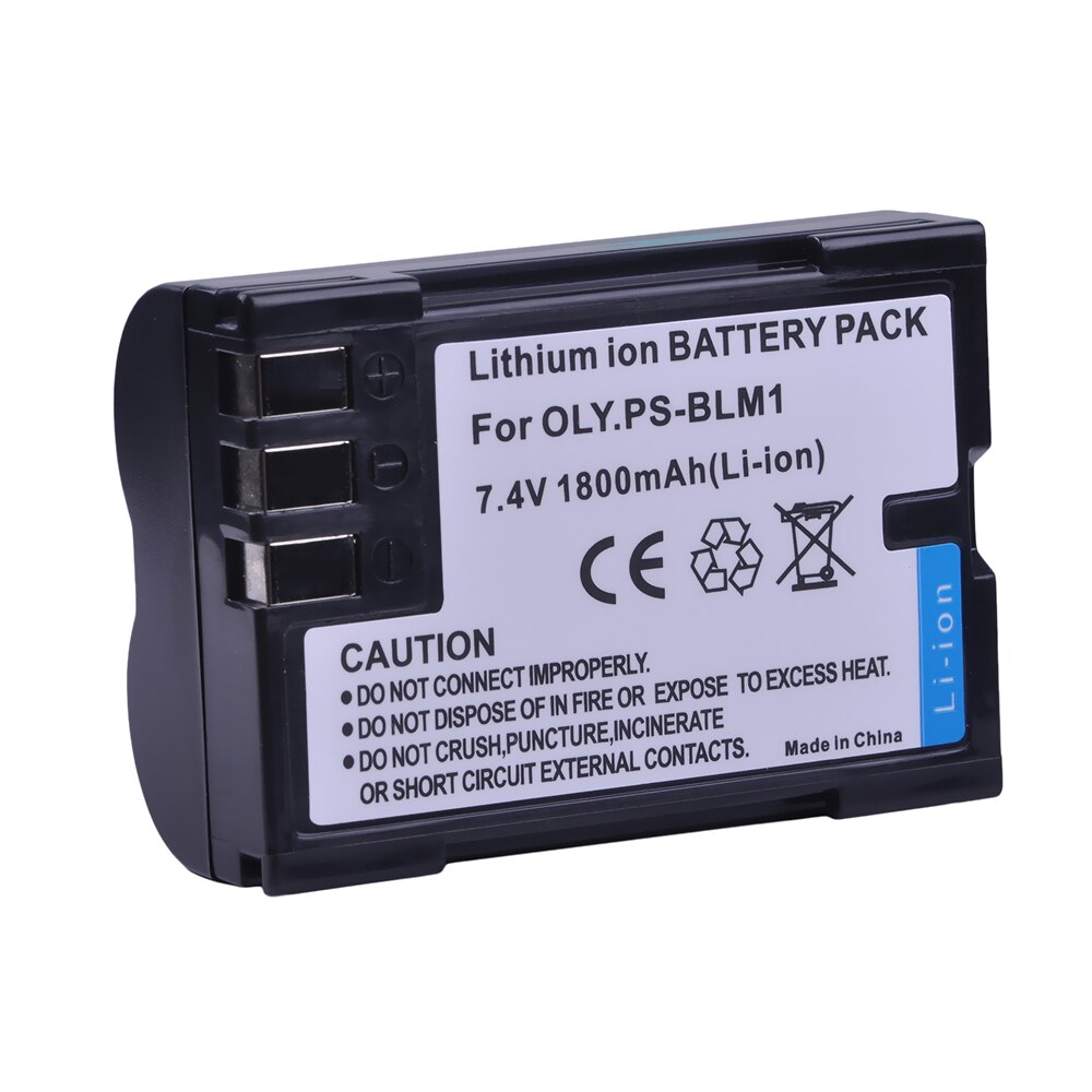 PowerTrust 2Pcs PS-BLM1 BLM1 BLM-1 Battery for Olympus C-5060, C-7070, C-8080, E-1, E-3, E-30, E-520, EVOLT E-300, E-330, E-500,