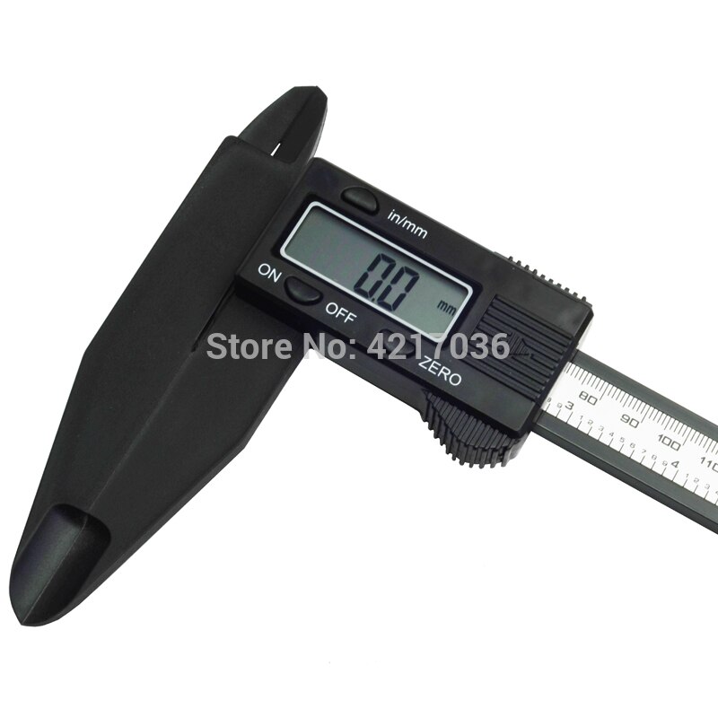 Pied à Coulisse Numérique LCD 0-300 Mm / 12 Pouces - Précision ±0,3 Mm - Longues Mâchoires, Changement Rapide Unités