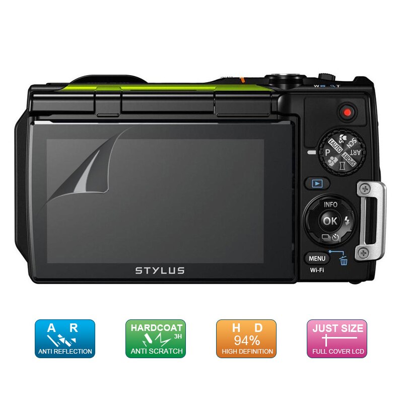 (6 Uds., paquete de 3) Protector de pantalla LCD, Protector de película para Olympus TG-6 TG-5 TG-4 TG-3 TG-870 TG5 TG4 TG870 TG860 resistente