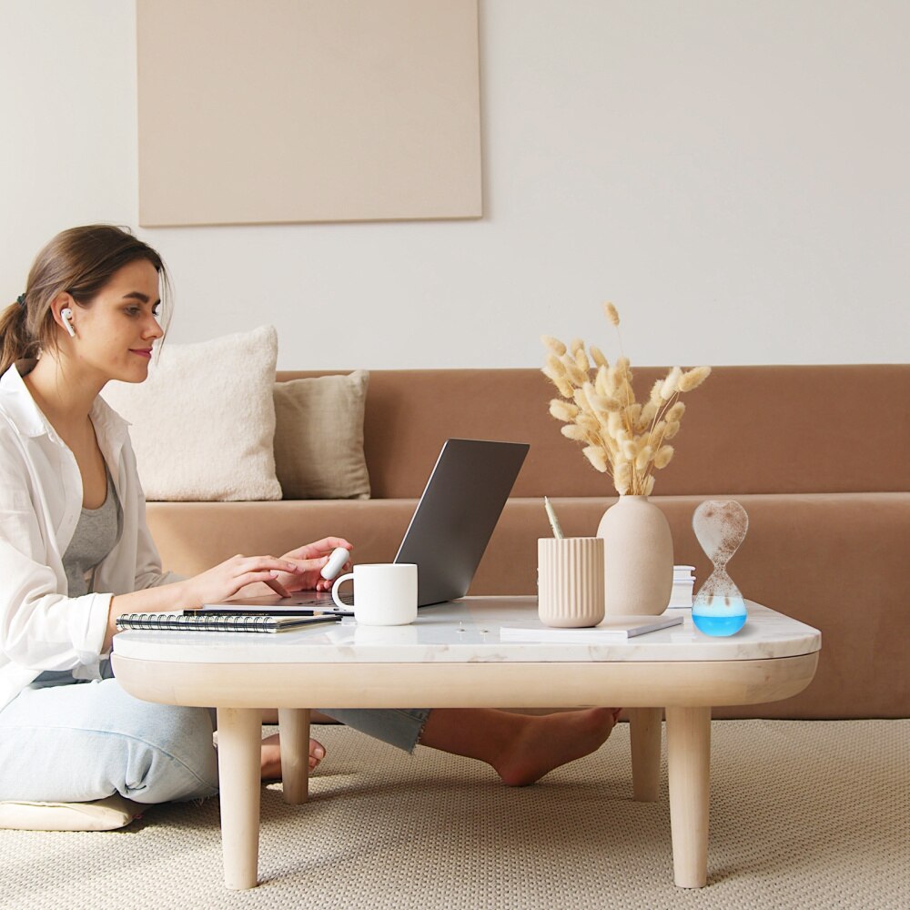 Decorative Hourglass Glass Sand Clock Timer Adornment Home Timing Tool