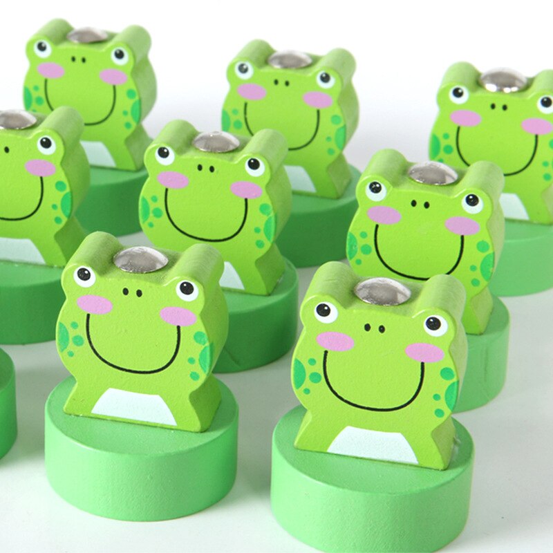 Giocattoli di Legno magnetici per I Bambini gioco di memoria di pesca della rana interazione Genitore-bambino Giocattoli Educativi della Prima Infanzia