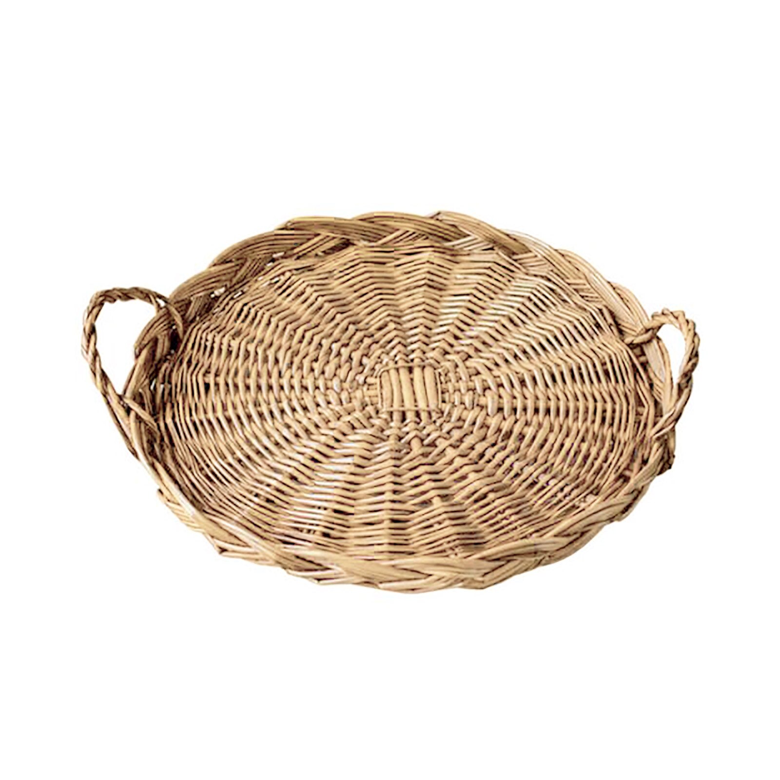 Rotan Mand Opslag Mand Fruit Schotel Ronde Opbergmanden Ronde Hand-Geweven Weave Vietnam Brood Fruit Rotan Opbergvak: Beige A1