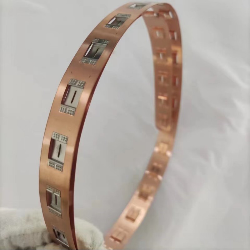 Kupfer Sammel schiene Batterie Pack Nickel Kupferst reifen 1p 2p reiner Nickelst reifen geschweißtes Kupferblech Lithium: Elfenbein
