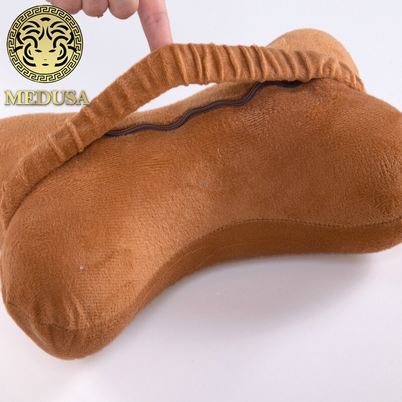 Sakte rebounding ortopedisk bein pute minne latex plysj nakkepute melding reise bil pute