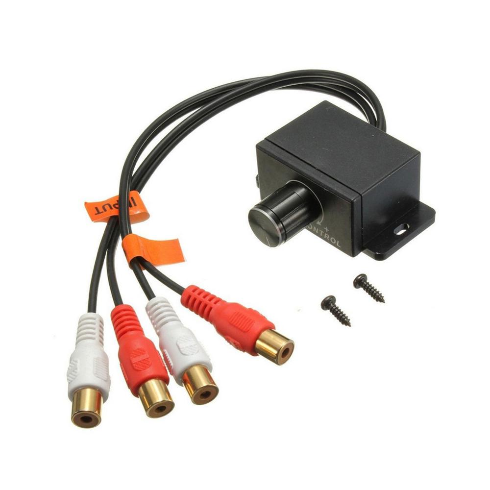 Mando de Control de volumen para coche, amplificador de LC-1 Universal de graves, RCA