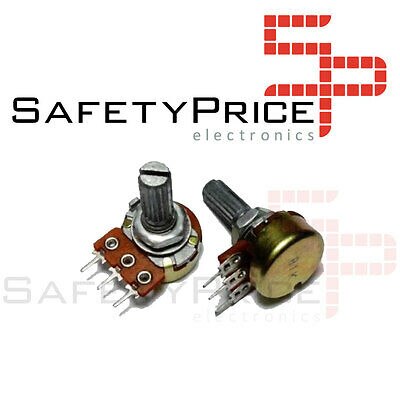 2x Potenciometro B100K lineal 100k OHM kΩ - linear potentiometer 100k