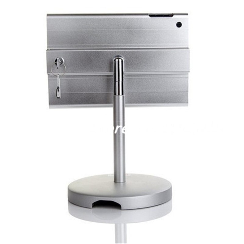 Voor Mini Ipad Bureau Beveiliging Houder Met Safe Metal Box Ondersteuning Display Op Restaurant Tafel Menu Bestellen Lock Apparaat Kiosk pos