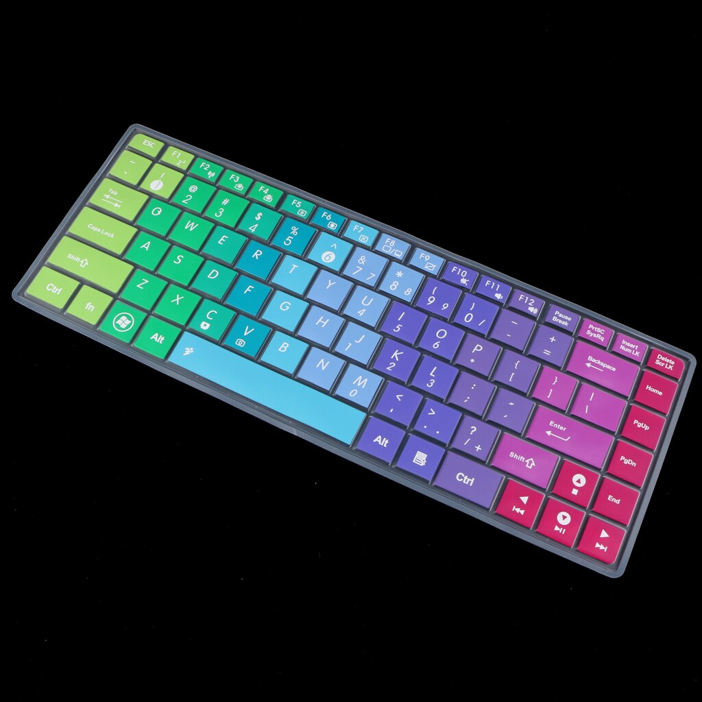 Washable Dustproof Keyboard Silicone Cover SKin Film for ASUS K40 P80 P81 Color