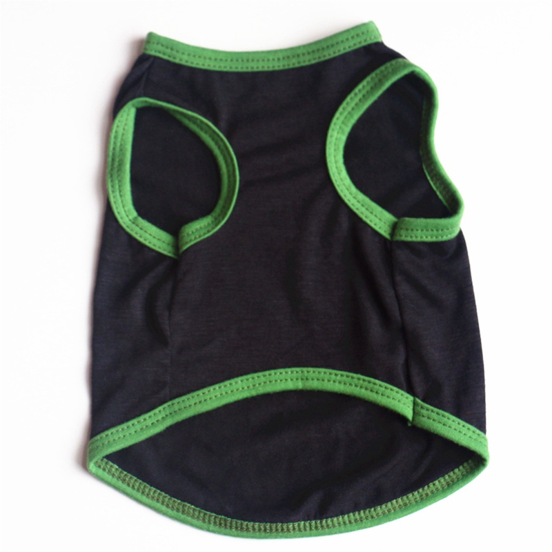 Pet Clothes For Dogs Letter Printing Cooling Vest Sleeveless Dog T-Shirt FBI Police FBI Grid Clothes Poodle Clothes E