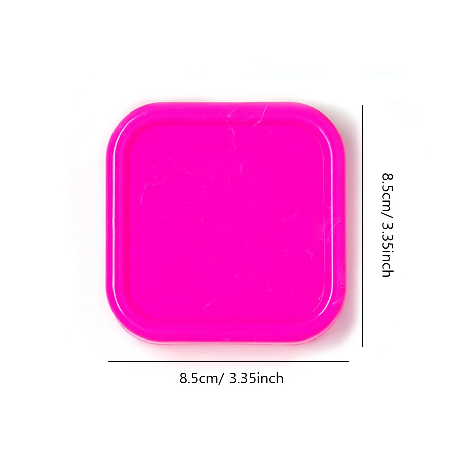 Organizador magnético de herramientas para uñas, bandeja de almacenamiento para cabezales de pulido de uñas, imán de ojos de gato, contenedor magnético portátil para decoración de uñas