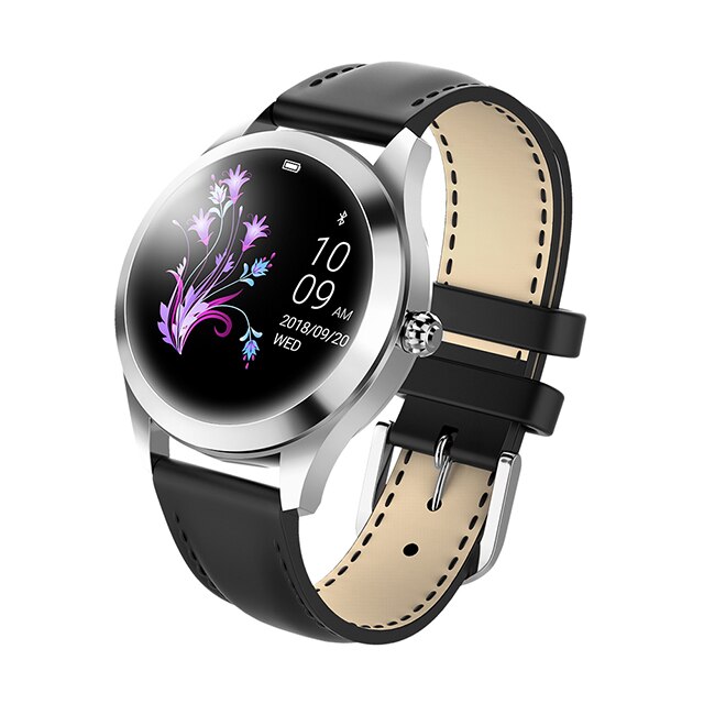 KW10 Waterproof Smart Watch Women Lovely Bracelet Heart Rate Monitor Sleep Monitoring Smartwatch Connect IOS Android PK S3 band: KW10 Black / No retail box