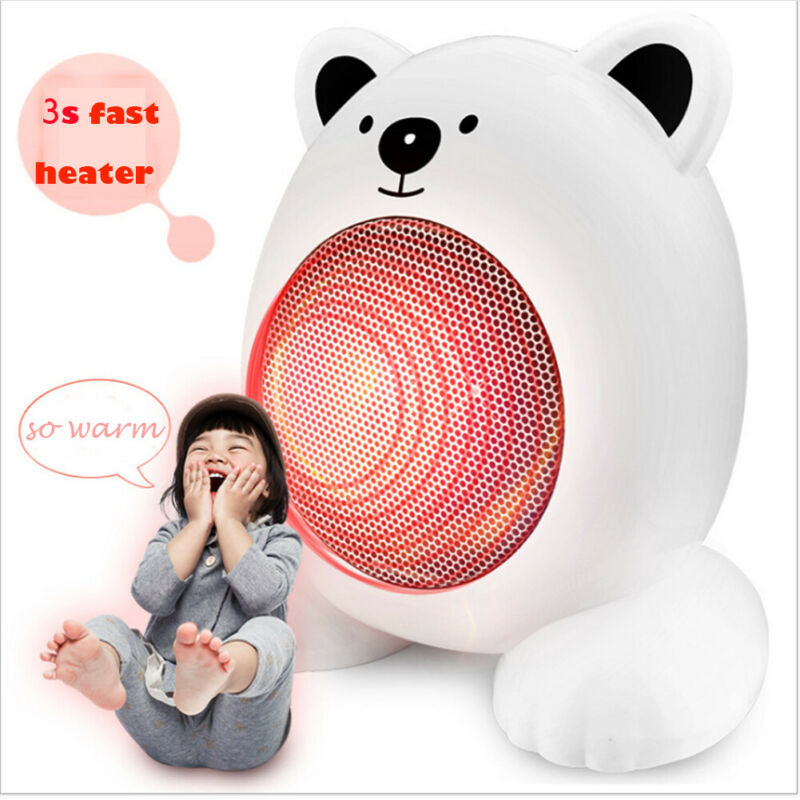 Cute Mini Electric Heater Air Radiator Warmer Fan Warm Blower Room Office 350W