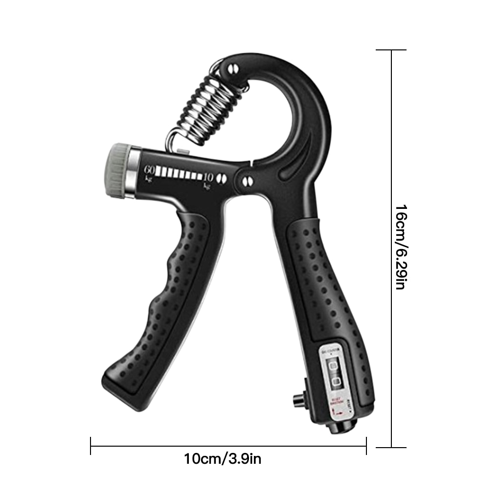 6Pcs Strength Exercise Gripper Adjustable Hand Grip Counter Finger Puller Training Finger Trainer