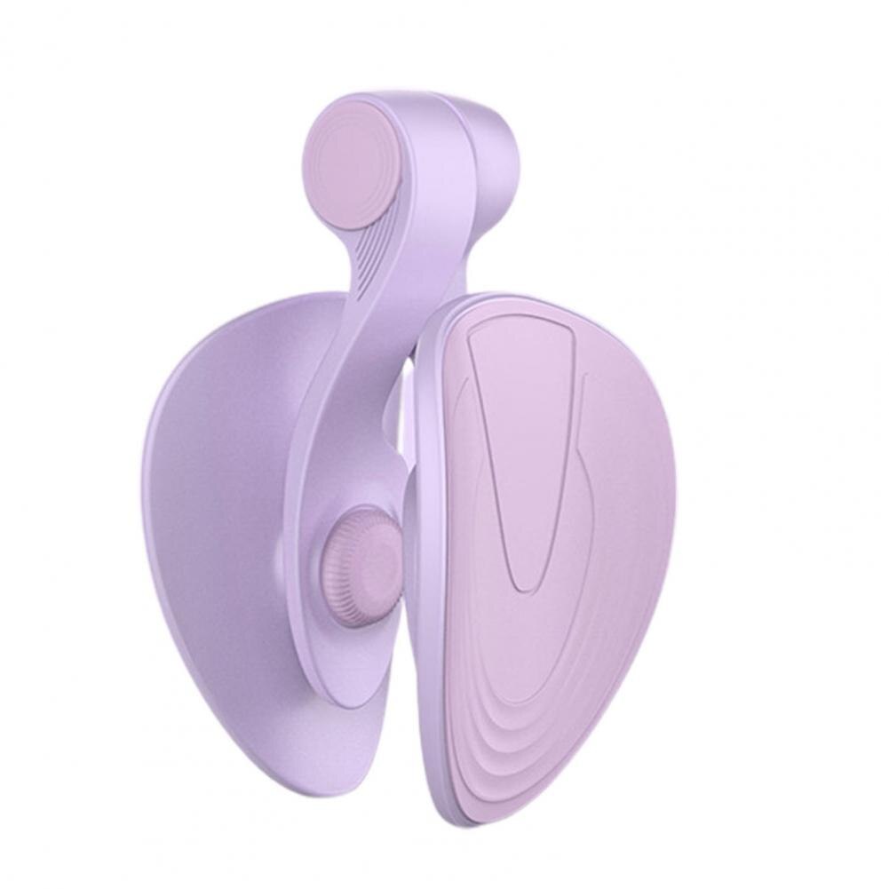Useful Triangle Structure Safe Leg Clamp Hip Trainer Device for Home Fitness Leg Muscle Exerciser Leg Muscle Trainer:  Purple