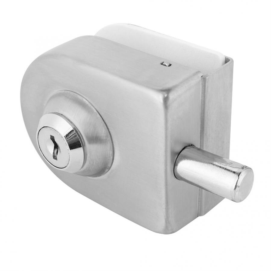 Stainless Steel Glass Door Lock Bolt Latch for Home Bathroom Accessories Door Hardware