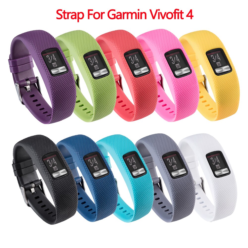 Wristband Silicone Band For Garmin Vivofit 4 Smart Watch Activity Fitness Watch Strap For Garmin Vivofit 4 Bracelet Accessory