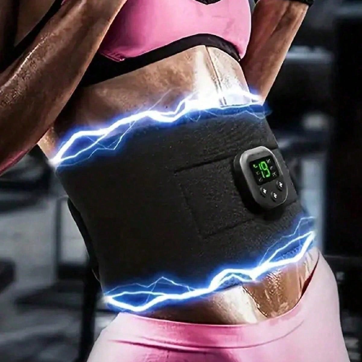 Waist massager, portable usb charging fitness device, electric arm, hip, leg exerciser, shaper belt, fitness massager: Default Title