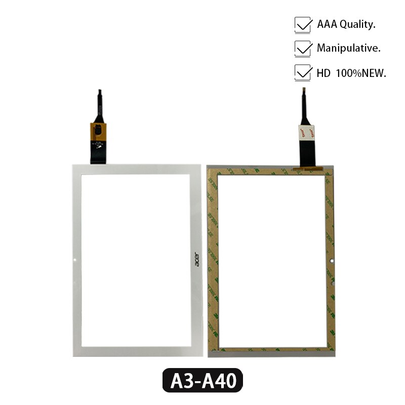 For Acer Iconia One 10 Capacitive touch screen PB101JG3179-R4 PB101JG2657 B3-A30 B3-A40 B3-A32 A3-A40 Glass Digitizer Sensor