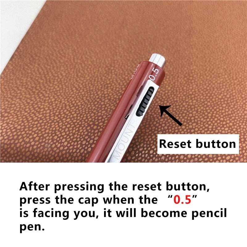 luxury ballpoint pens for writing School Office supplies study Multifunctional pen 3 ink colors in 1 pen