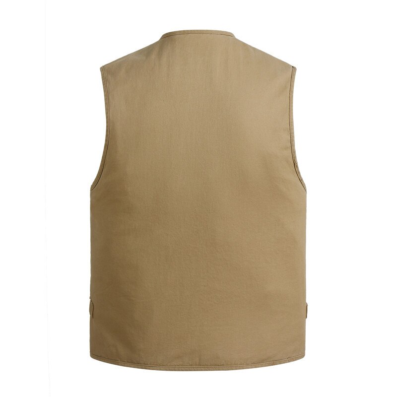 hommes gilet avec beaucoup de poches hommes gilets Plus grande taille 5XL homme sans manches veste gilet de travail gilet vêtements