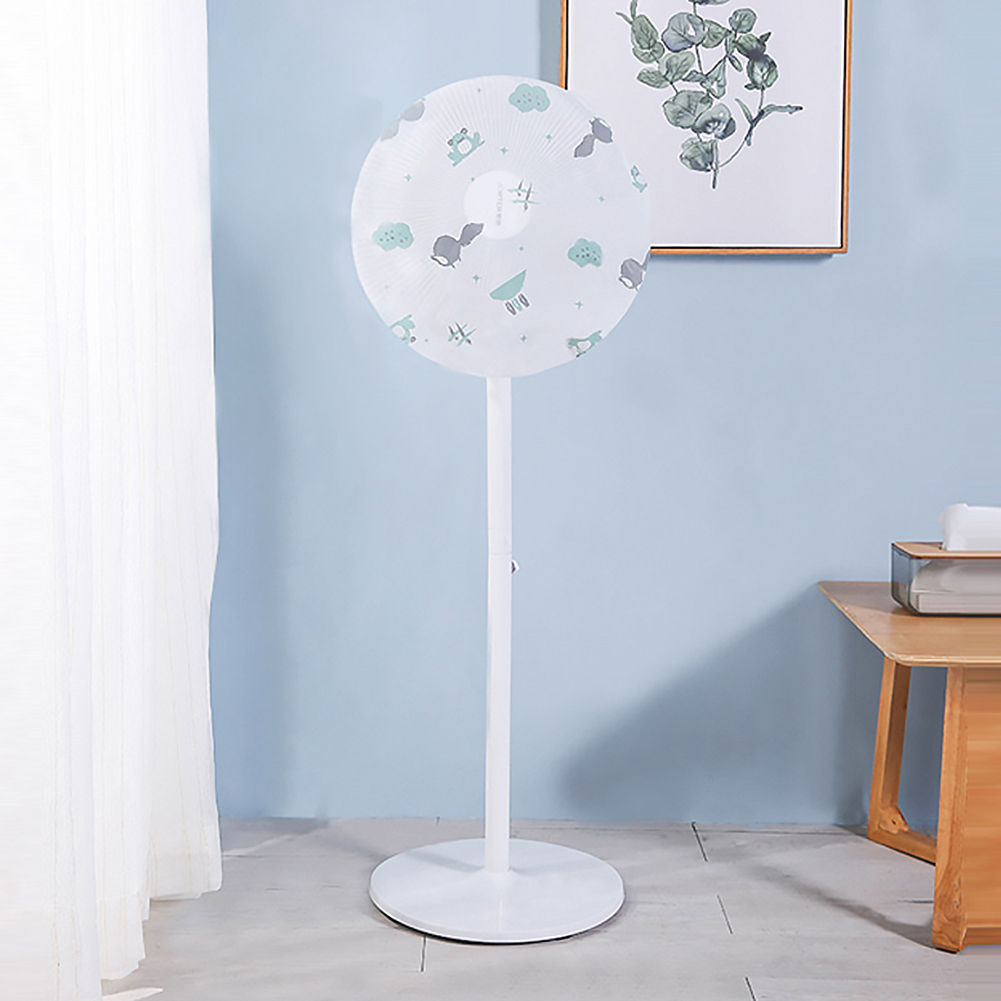 Husholdnings rund elektrisk gulvvifte støvdeksel 60cm*140cm stativ viftedeksel med glidelås viftebeskyttelse blåser støvtett posebeskyttelse