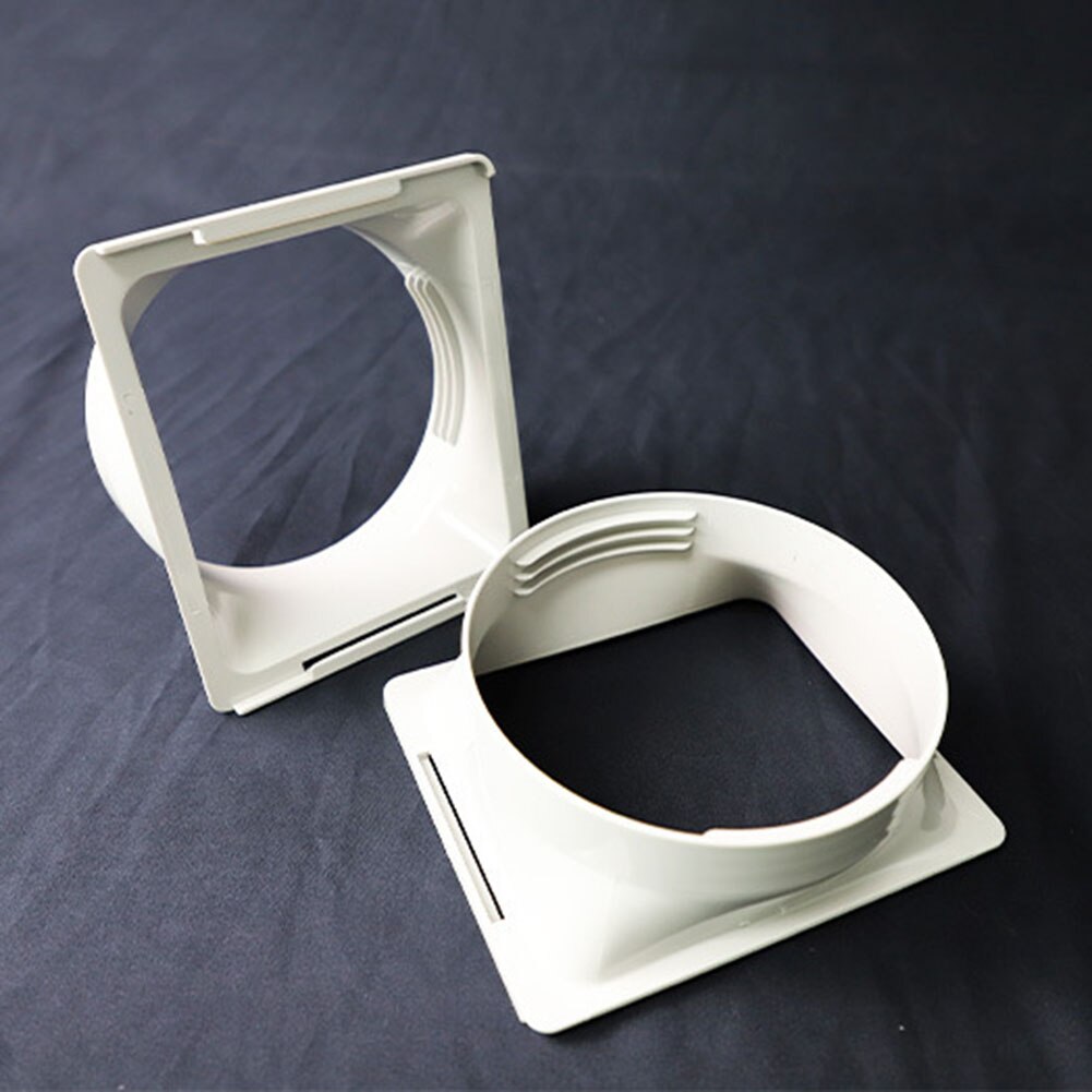 Portable Air Conditioners Exhaust Duct Interface Round Square Exhaust Pipe Tube Connector Accessories for Home