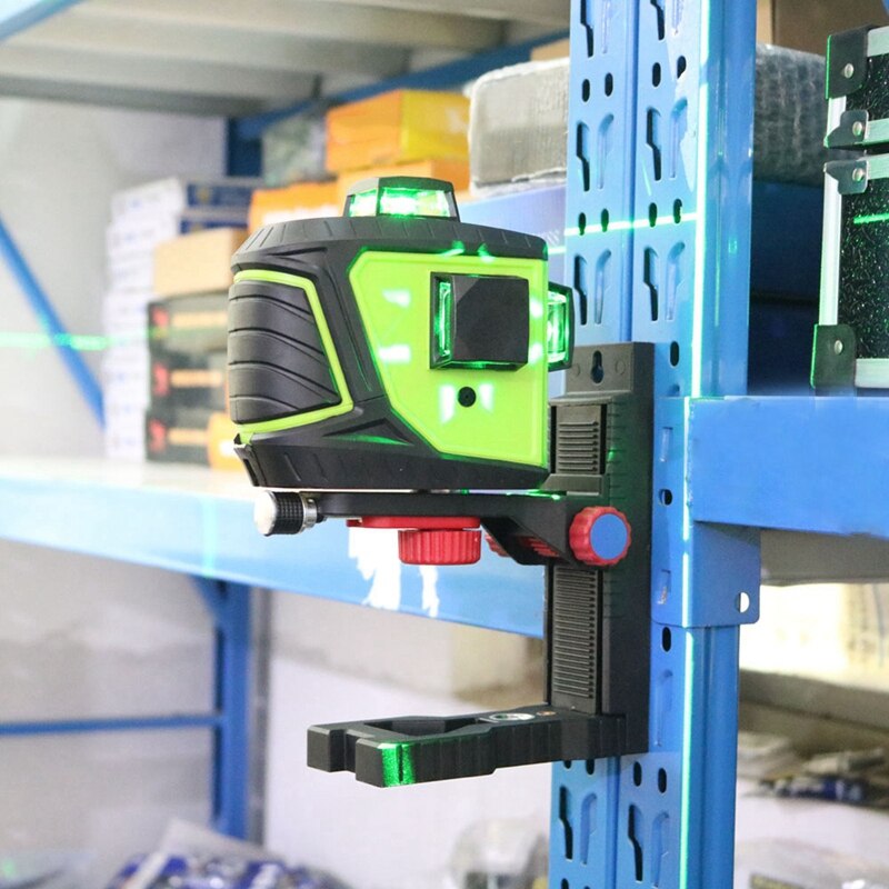 AMS-Adjustable Level Magnetic Wall Mounted Bracket Interface Infrared Level Hang Wall Hanger Horizontal Instrument Bracket