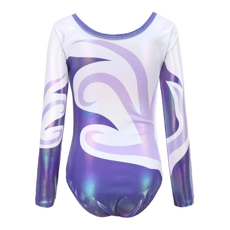 Kids Girls Long Sleeve Ballet Practice Dance Wear Grandado kids-girls-long-sleeve-ballet-practice-dance-wear-grandado