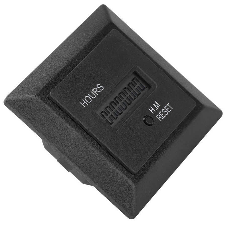 Digital Timer Digital Display Hour Meter High Accuracy Timer 50/60HZ Universal HM-1R AC 100-240V 0.3W