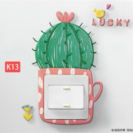 Pegatinas 3d Adesivos De Parede Switch Stickers Naklejki Children&#39;s Room Autocollant Mural Glow In The Dark Adesivi Home Decor: K13