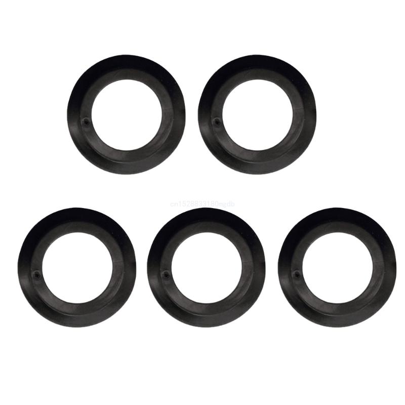 5-piece/set Easy to Install Kitchen Sink Drain Seal Replacement Rubber Washer: Black Nickel