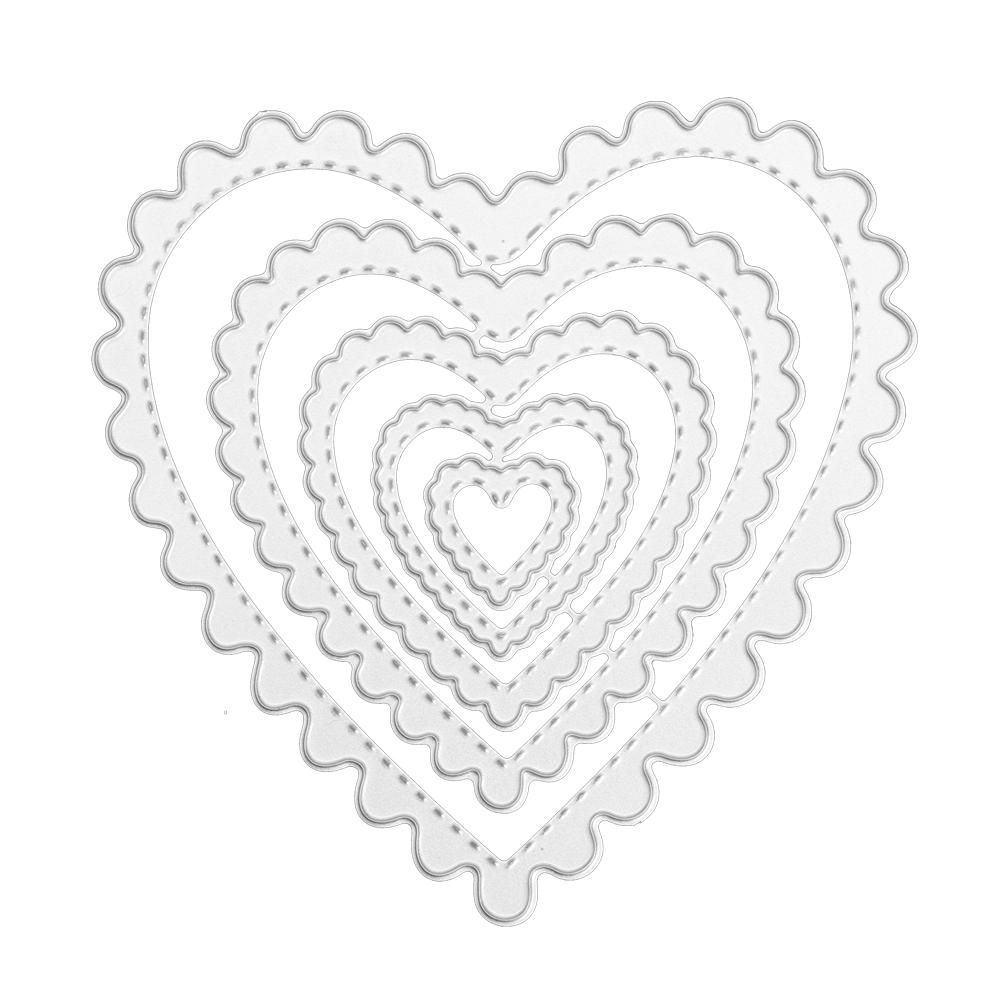 Metal Frame Dies Circle Stencils for Embossing Paper DIY Scrapbooking Wedding Cards Photo Album Delicate Making: N