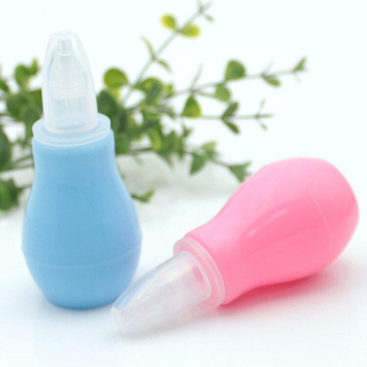 Silicone Newborn Baby Children Nose Aspirator Toddler Nose Cleaner Infant Snot Vacuum Sucker Soft Tip Cleaner Baby Care Products