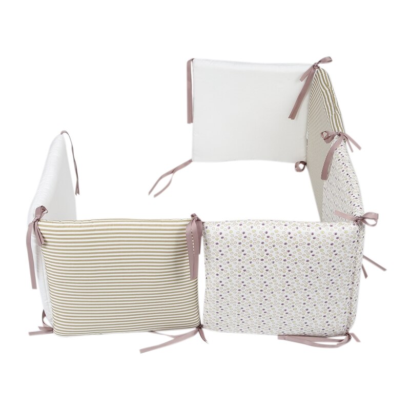 6 sztuk łóżeczko dla dziecka ochraniacz osłona robić łóżeczka klocki łóżeczko dla dziecka ochraniacz robić łóżeczka w łóżeczku łóżeczko zderzak bezpieczeństwo bawełna mieszanka łóżeczko dla dziecka ding zestaw szyna