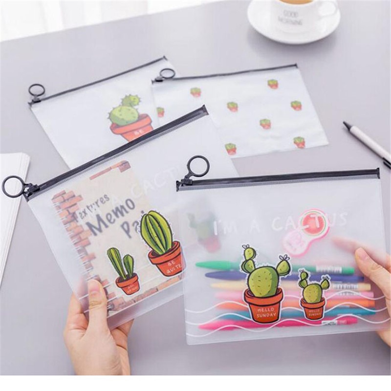 Doorzichtige make-up tas voor dames, transparante cosmetische tas van pvc, cactustas, etui voor dames, toilettas, reistas, organizer voor make-up.