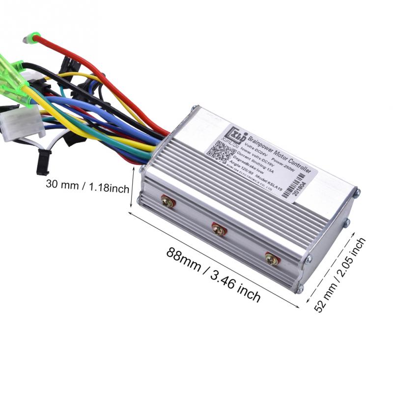 24V 250W Ebike Electirc Fiets Controller Dual Mode Borstelloze Met Lithium Batterij Voor Elektrische Fiets Scooter