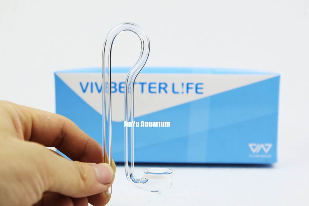 VIV mini nano hang on glass CO2 diffuser atomizer ADA style water plant fish tank no need suction cup