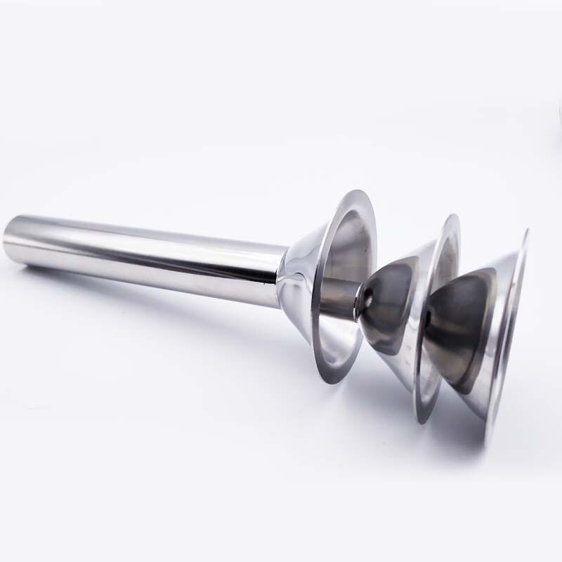 8.9/7.5/5.7/3,8 cm Basis Lebensmittel Klasse Fleischwolf Handgemachte Wurst Füllung Rohr Wurst Hersteller Füller Rohre 3 Teile/satz