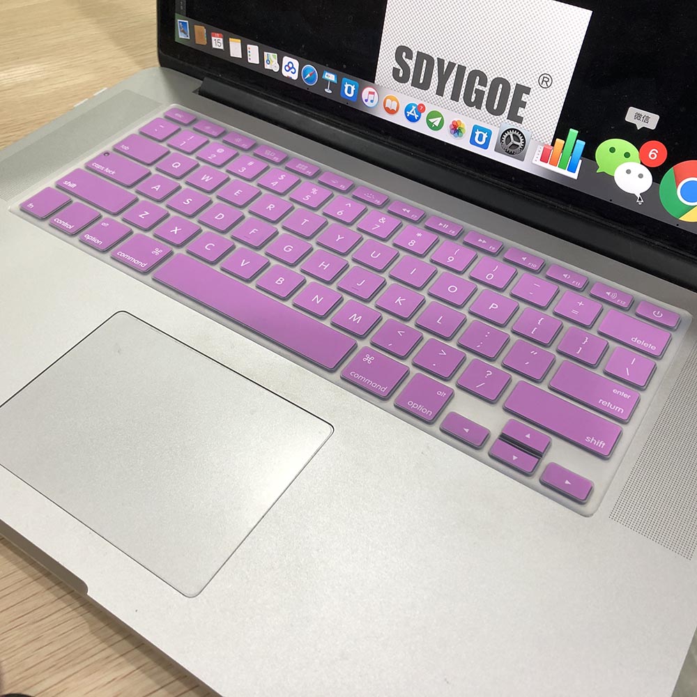 Laptop keyboard cover for macbook air 13inch model A1466 A1369 U.S. Edition Us-Enter English text Keyboard protective film: O