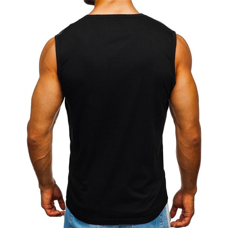 Débardeur Homme Sans Manches - Col En V Large, Coupe Relax - Parfait Pour Le Sport Ou Le Quotidien