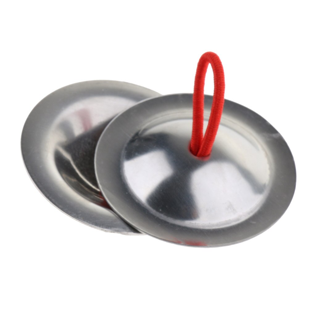 2pcs Mini Copper Hand Cymbals Rhythm Beats Percussion Musical Instrument Toy