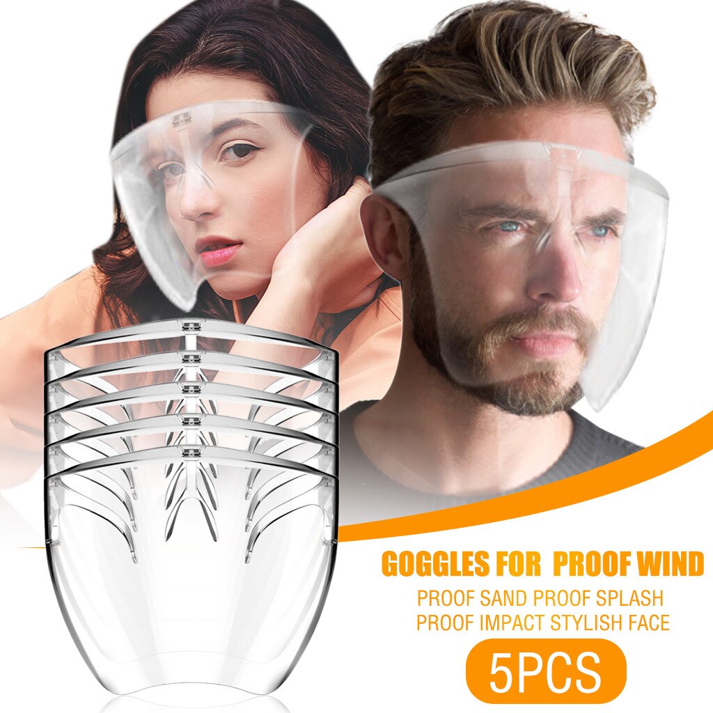 2/3/4/5/10Pc Heren Masker Proof Wind Proof Zand Proof Splash Gezicht impact Shield Anti-Shock En Anti-Splash Masker Маска Для Лица