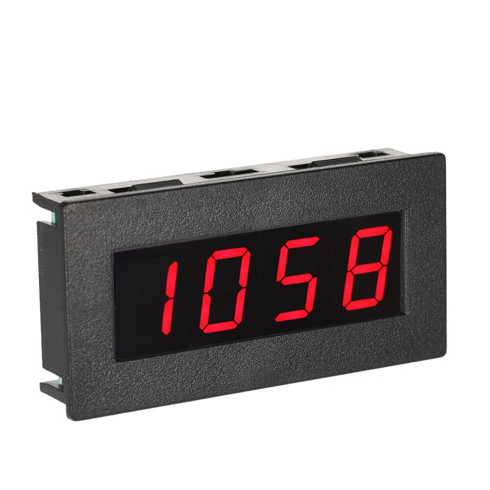 Tachymètre Numérique LED AC110-230V - Capteur Hall Haute Précision 0.1% - Mesure RPM 10-9999 - Affichage 4 Digits
