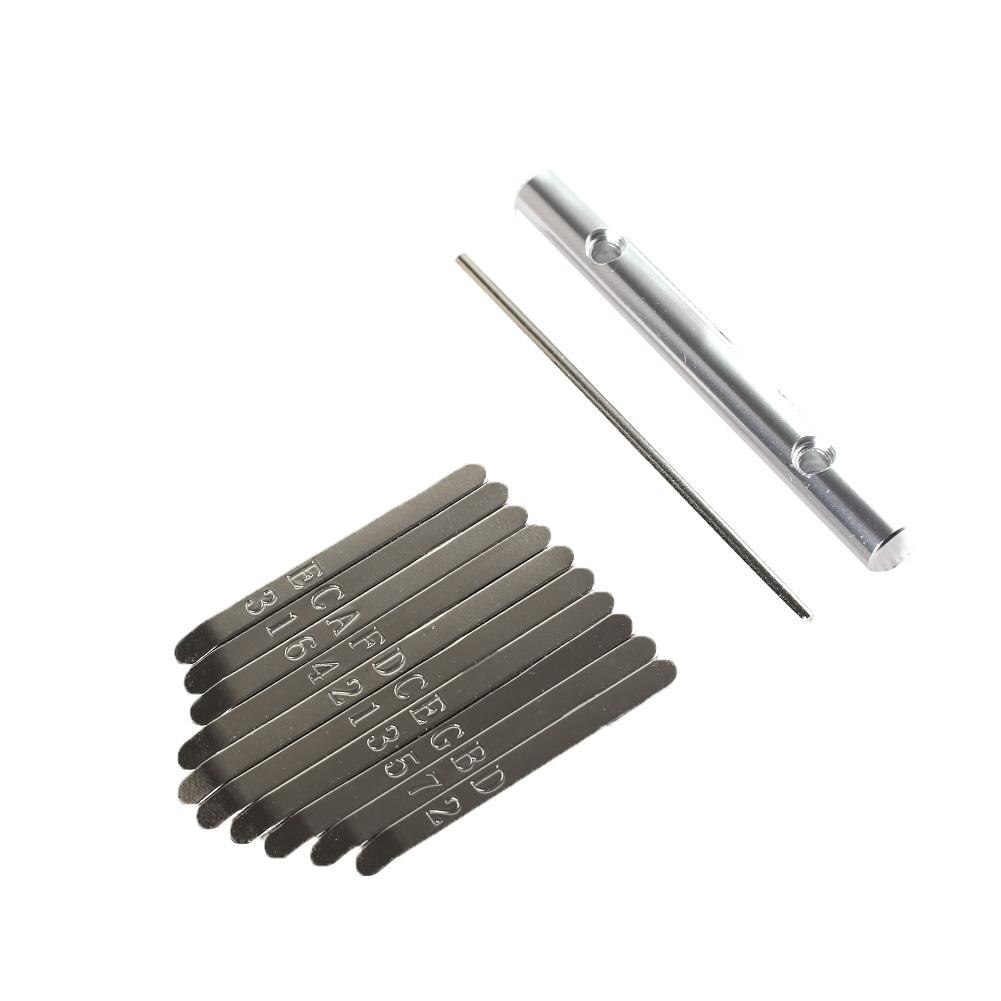 Kalimba 10 Keys DIY Steel Thumb Piano Bridge Saddle Kits Musical Instrument Tool DIY Replacement Parts Musical Accssories