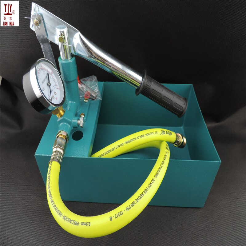 A manual pressure test pump 25kg hand pressure testing pump 2.5bar, Manual Water Pipe Pressure Test Pump