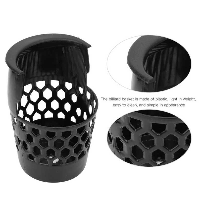6Pcs Billiard Ball Storage Pockets Plastic Pool Table Pockets Pool Table Net Billiards Accessory