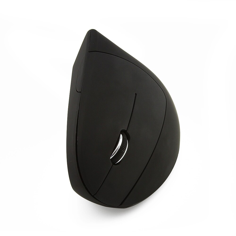 Ergonomische, kabellose, vertikale linkshänder-gaming-maus mit 5d usb-anschlüssen, optischem sensor und mauspad für laptops und pcs: Nur linkshändermaus