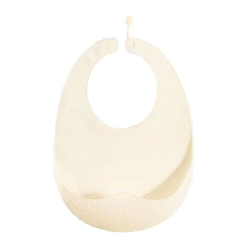 Bambino Appena Nato Sottile Bavaglini Impermeabile Del Silicone Del Commestibile Alimentazione Saliva Asciugamano Burp New Dropship