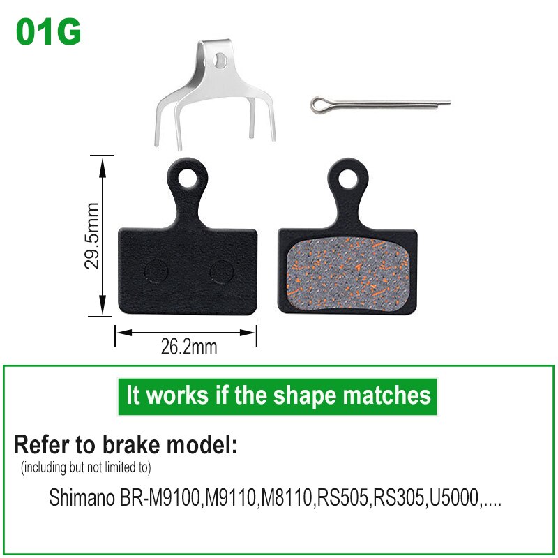 10 Paar Remschijf Racefiets Remblokken Voor K03S Shimano Xtr M9100 M9110 Xt M8110 Dura Ace R9170 RX400 BR8070 RS305 405 505 805