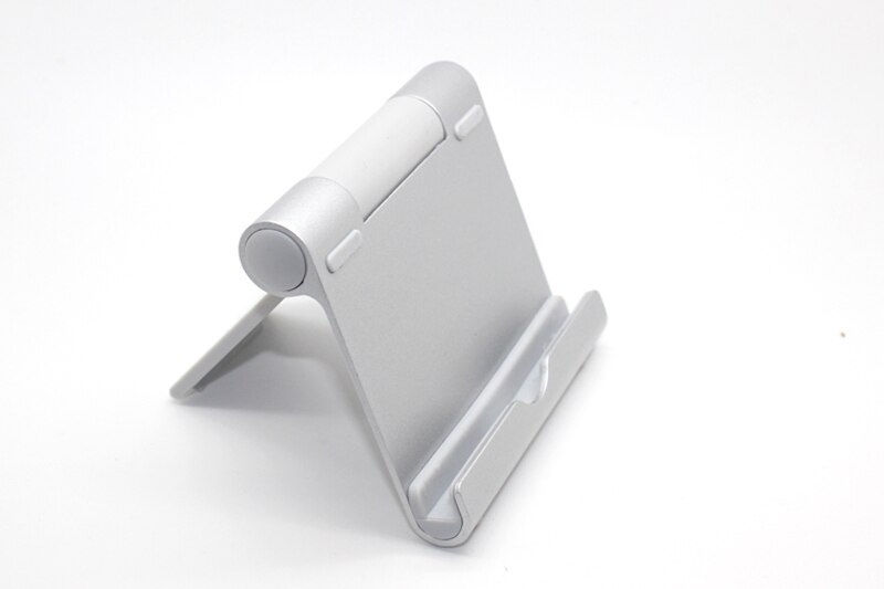 Verstelbare Tablet Standhouder Portable Folding Multi-Hoek Aluminium Houder voor Tablets E-Readers en Smartphones 4 ~ 10.5 inch: Default Title